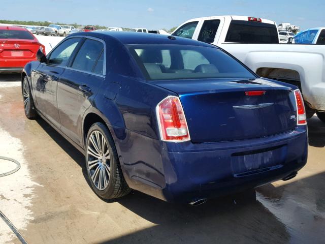 2C3CCABG6DH728402 - 2013 CHRYSLER 300 V6 BLUE photo 3