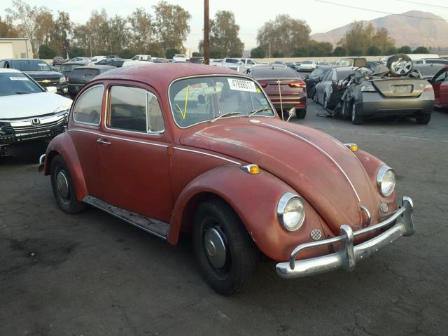 117382447 - 1967 VOLKSWAGEN BEETLE BURGUNDY photo 1