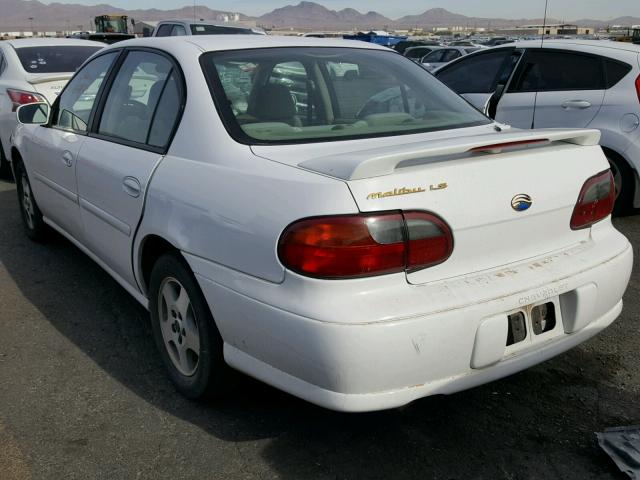 1G1NE52J63M582086 - 2003 CHEVROLET MALIBU LS 白色 照片 3