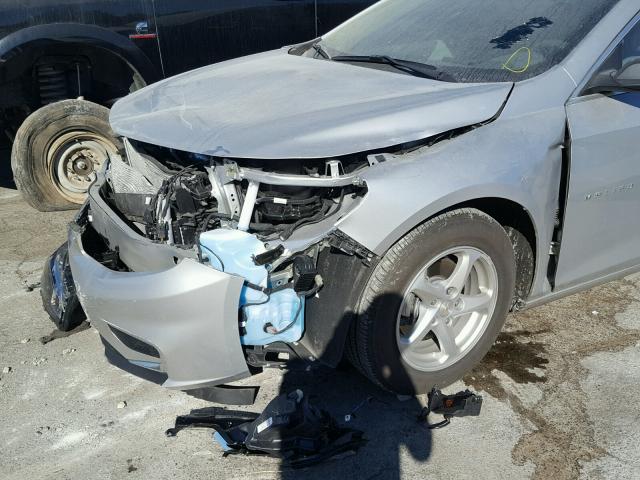 1G1ZB5ST4HF290055 - 2017 CHEVROLET MALIBU LS SILVER photo 9