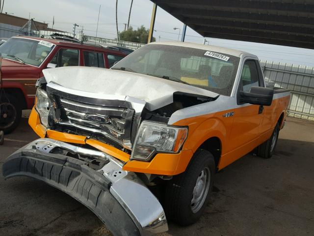 1FTNF1CFXCKD33955 - 2012 FORD F150 TWO TONE photo 2