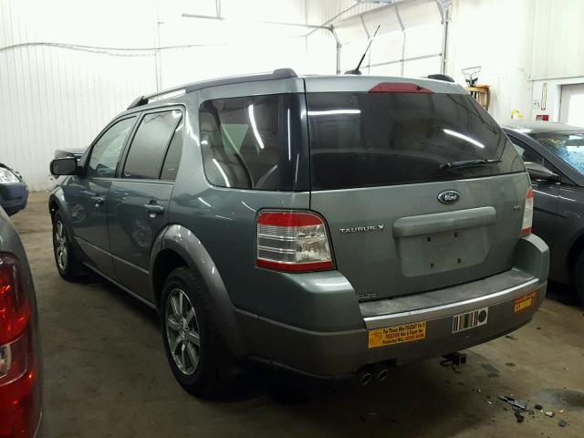 1FMDK02W48GA10722 - 2008 FORD TAURUS X S GRAY photo 3