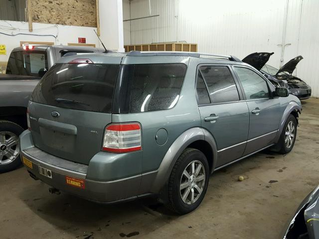 1FMDK02W48GA10722 - 2008 FORD TAURUS X S GRAY photo 4