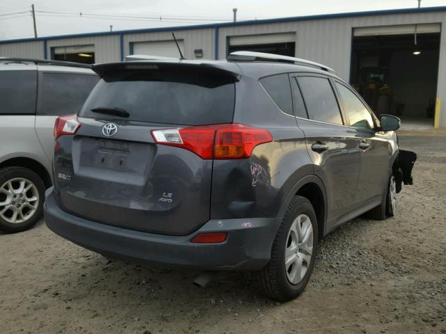 JTMBFREV1FD118785 - 2015 TOYOTA RAV4 LE GRAY photo 4