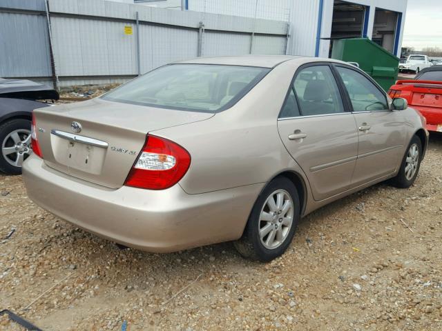 4T1BE32K93U141166 - 2003 TOYOTA CAMRY LE TAN photo 4