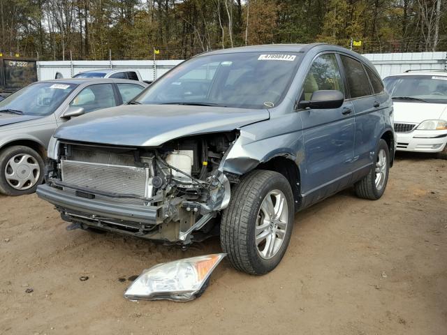 5J6RE4H56AL080785 - 2010 HONDA CR-V EX GREEN photo 2