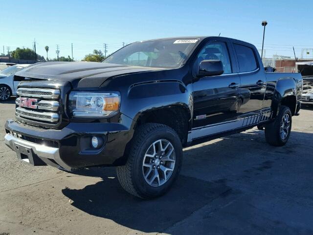 1GTG5BE36F1248691 - 2015 GMC CANYON SLE BLACK photo 2