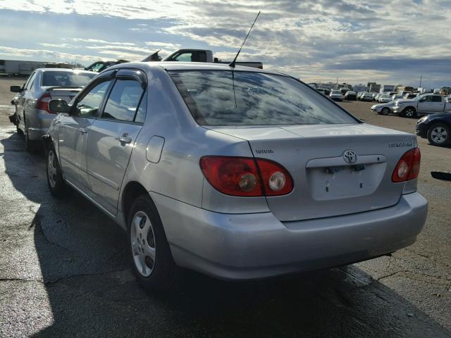 1NXBR32E18Z030519 - 2008 TOYOTA COROLLA CE GRAY photo 3