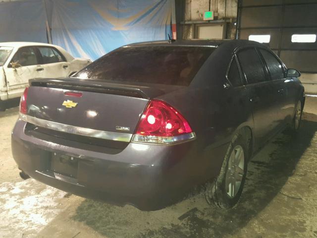 2G1WC583989171160 - 2008 CHEVROLET IMPALA LT BLUE photo 4