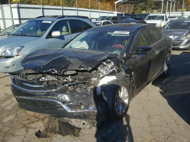 1C3CCCCG1FN698942 - 2015 CHRYSLER 200 C BLACK photo 2