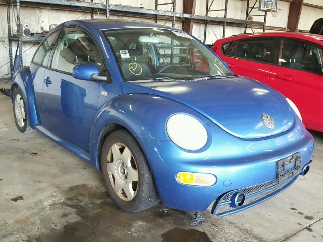 3VWCS21C91M424235 - 2001 VOLKSWAGEN NEW BEETLE 蓝色 照片 1