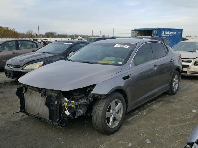 5XXGM4A76FG437806 - 2015 KIA OPTIMA LX BROWN photo 2