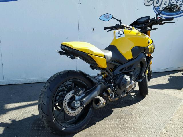 JYARN33Y4FA001663 - 2015 YAMAHA FZ09 C YELLOW photo 4