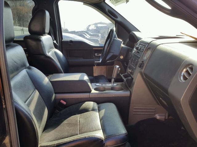 1FTPW14554FA23477 - 2004 FORD F150 SUPER BLACK photo 5