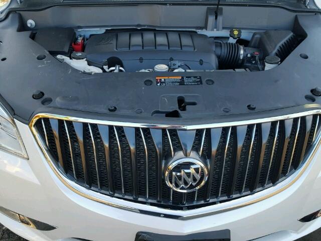 5GAKRBKD3HJ344522 - 2017 BUICK ENCLAVE WHITE photo 7