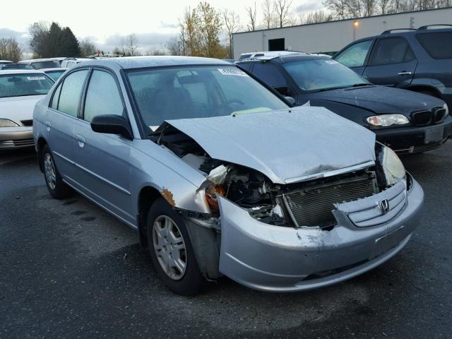 2HGES16632H526964 - 2002 HONDA CIVIC LX SILVER photo 1