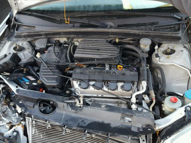 2HGES16632H526964 - 2002 HONDA CIVIC LX SILVER photo 7