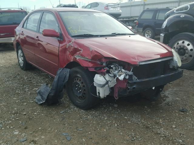 2T1BR32E64C282553 - 2004 TOYOTA COROLLA CE RED photo 1