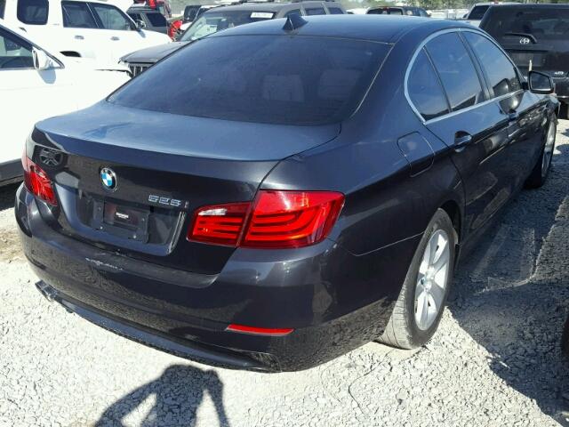 WBAXG5C50DDY32609 - 2013 BMW 528 I GRAY photo 4