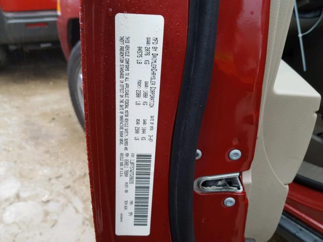 1J8FF57W27D286235 - 2007 JEEP COMPASS LI RED photo 10