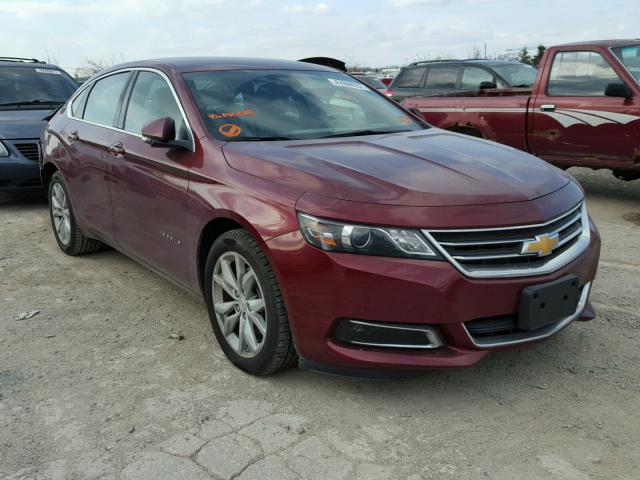 2G1105S3XH9146618 - 2017 CHEVROLET IMPALA LT MAROON photo 1