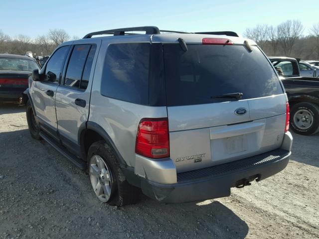 1FMZU73W03ZA09037 - 2003 FORD EXPLORER X SILVER photo 3