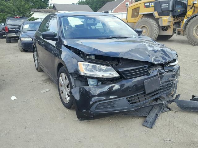 3VW2K7AJ2CM352451 - 2012 VOLKSWAGEN JETTA BASE BLACK photo 1