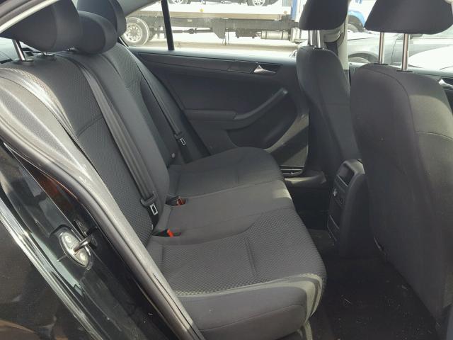3VW2K7AJ2CM352451 - 2012 VOLKSWAGEN JETTA BASE BLACK photo 6