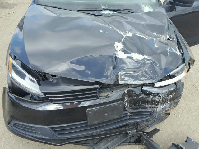 3VW2K7AJ2CM352451 - 2012 VOLKSWAGEN JETTA BASE BLACK photo 7