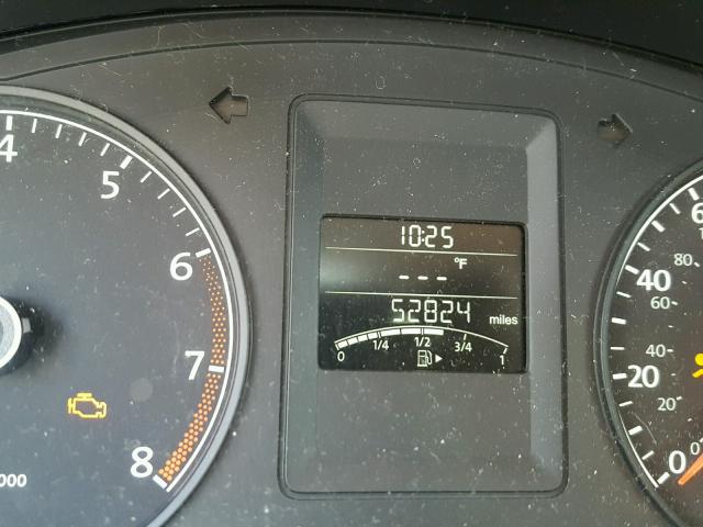 3VW2K7AJ2CM352451 - 2012 VOLKSWAGEN JETTA BASE BLACK photo 8