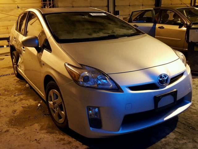 JTDKN3DU1B5310446 - 2011 TOYOTA PRIUS SILVER photo 1