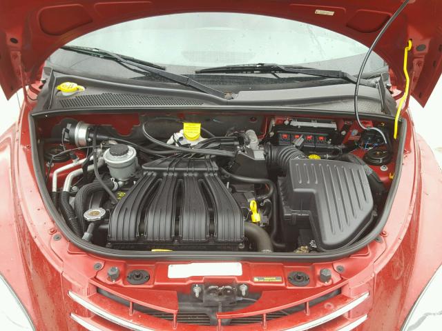 3A4GY5F96AT156276 - 2010 CHRYSLER PT CRUISER RED photo 7