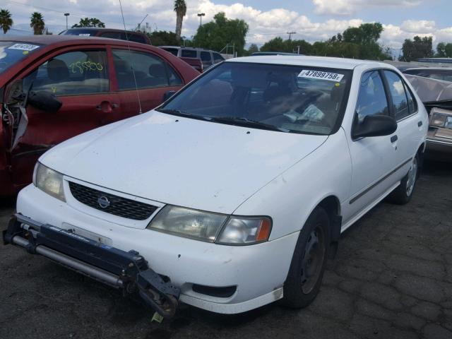 3N1AB41D4WL056092 - 1998 NISSAN SENTRA XE WHITE photo 2