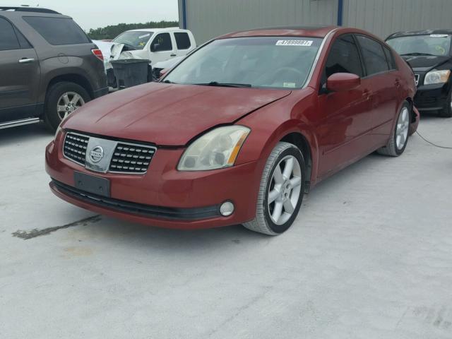 1N4BA41E55C819914 - 2005 NISSAN MAXIMA SE RED photo 2