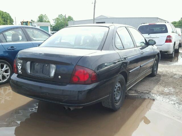 3N1AB51D53L717615 - 2003 NISSAN SENTRA SE- BLACK photo 4