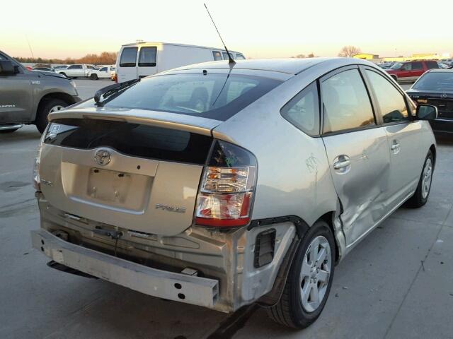 JTDKB20U353016653 - 2005 TOYOTA PRIUS WHITE photo 4