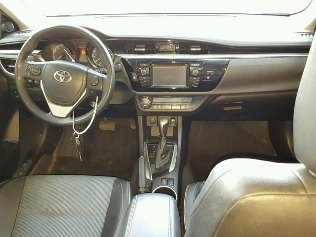 2T1BURHE1EC006534 - 2014 TOYOTA COROLLA L SILVER photo 9