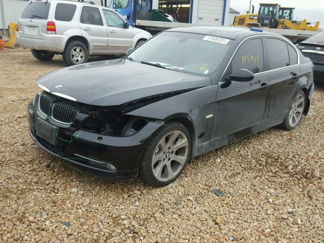 WBAVD535X8A285971 - 2008 BMW 335 XI BLACK photo 2