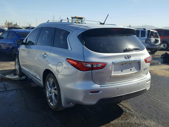 5N1AL0MN9FC545019 - 2015 INFINITI QX60 SILVER photo 3