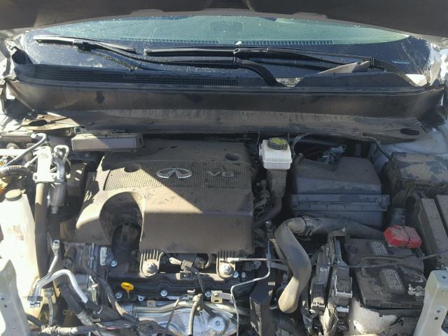 5N1AL0MN9FC545019 - 2015 INFINITI QX60 SILVER photo 7