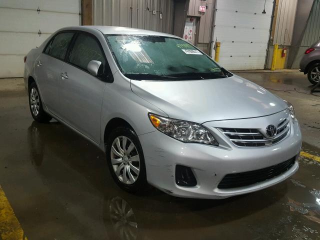 2T1BU4EE7DC023294 - 2013 TOYOTA COROLLA BA SILVER photo 1