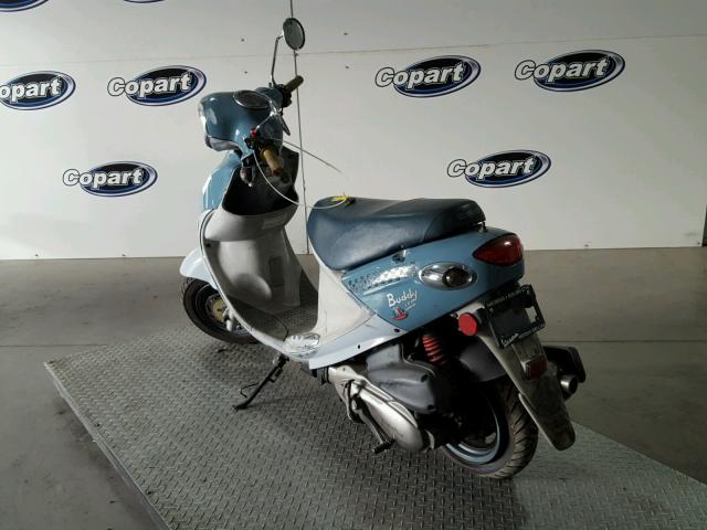 RFVPAC60591002182 - 2009 GENUINE SCOOTER CO. BUDDY 150 BLUE photo 3