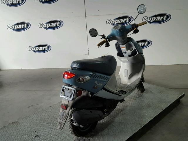 RFVPAC60591002182 - 2009 GENUINE SCOOTER CO. BUDDY 150 BLUE photo 4