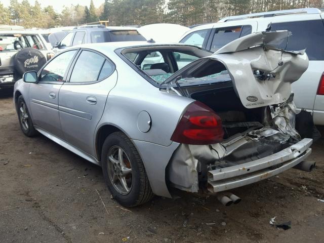 2G2WS522651188068 - 2005 PONTIAC GRAND PRIX SILVER photo 3