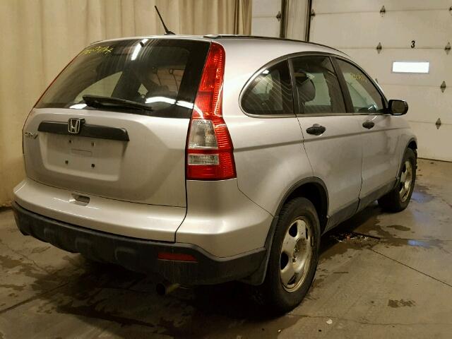 5J6RE48319L047123 - 2009 HONDA CR-V LX SILVER photo 4