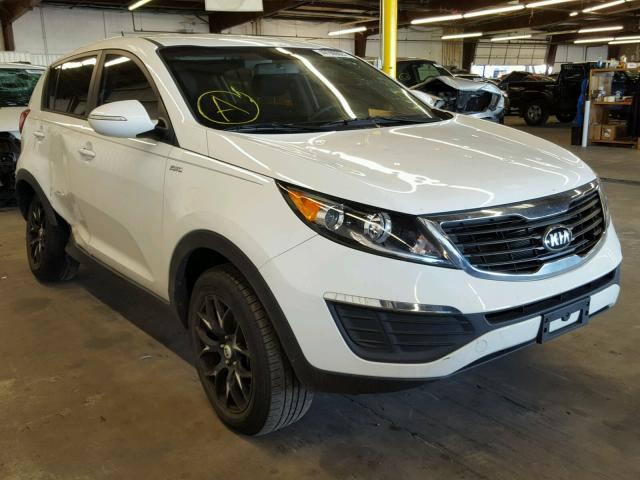 KNDPBCA26D7479533 - 2013 KIA SPORTAGE L WHITE photo 1