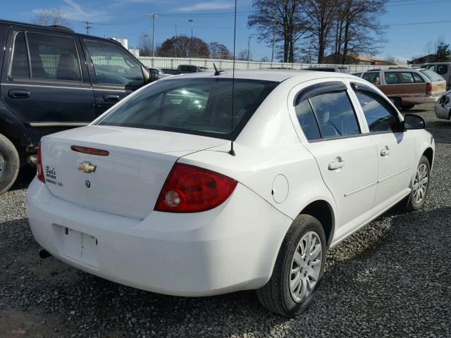 1G1AS58H697201937 - 2009 CHEVROLET COBALT LS WHITE photo 4