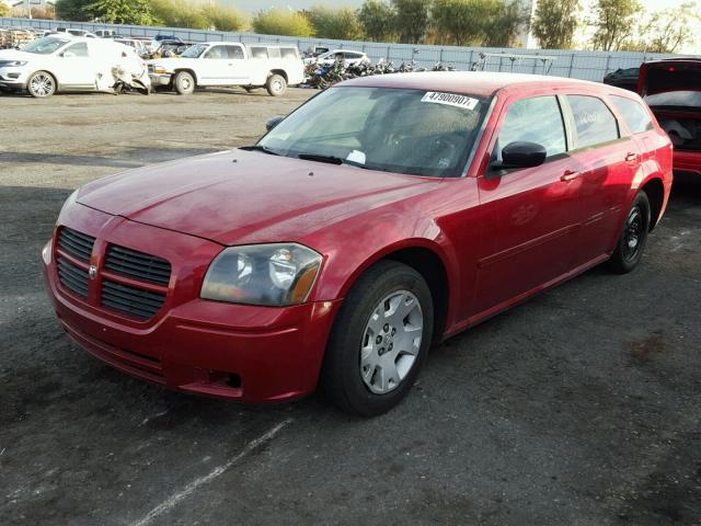 2D4FV47TX6H241882 - 2006 DODGE MAGNUM SE MAROON photo 2