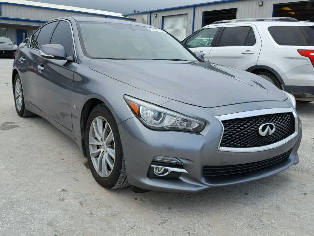 JN1BV7AP5FM346919 - 2015 INFINITI Q50 BASE GRAY photo 1