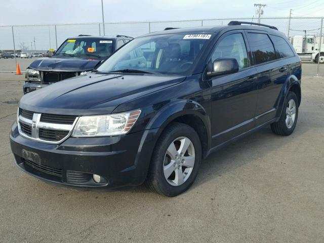 3D4PG5FV6AT242244 - 2010 DODGE JOURNEY SX BLACK photo 2